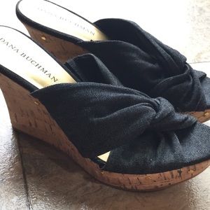 Dana Buchman Denim Blue, Slip On  Sandals  7 1/2